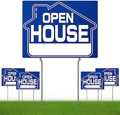 open house metal frames|Amazon.com: Open House Signs A Frame.